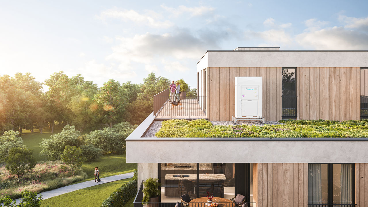 Jednotka EWYE-CZ nainštalovaná pre obchod