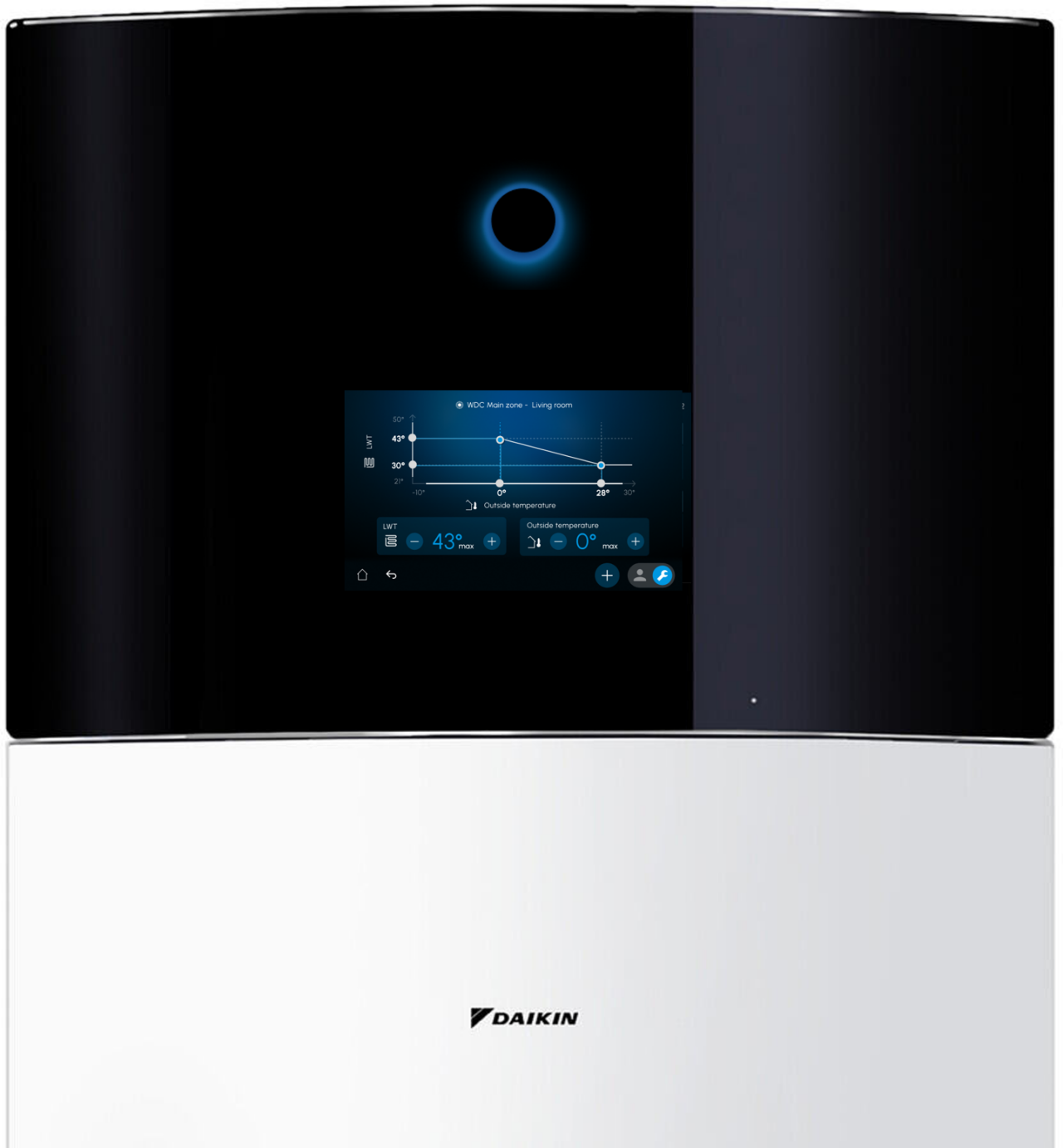 5" farebný dotykový displej MMI zariadenia Daikin Altherma