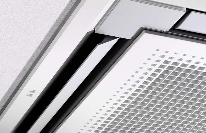 úplne plochá kazetová jednotka individuálne ovládanie klapiek